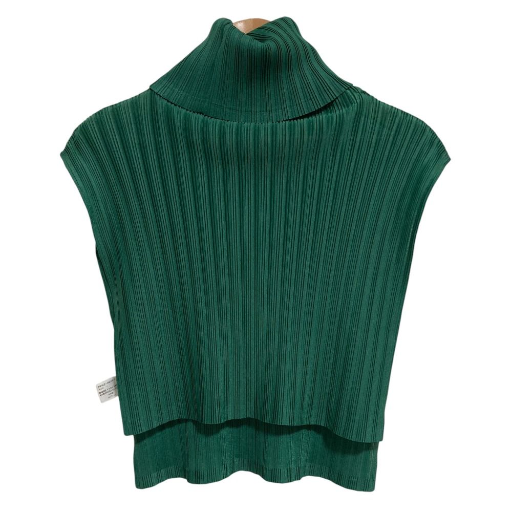 美品✨PLEATS PLEASE プリーツプリーズ タートルネックトップス PLEATS PLEASE プリーツプリーズ 長袖カットソー 良好 サイズ:4