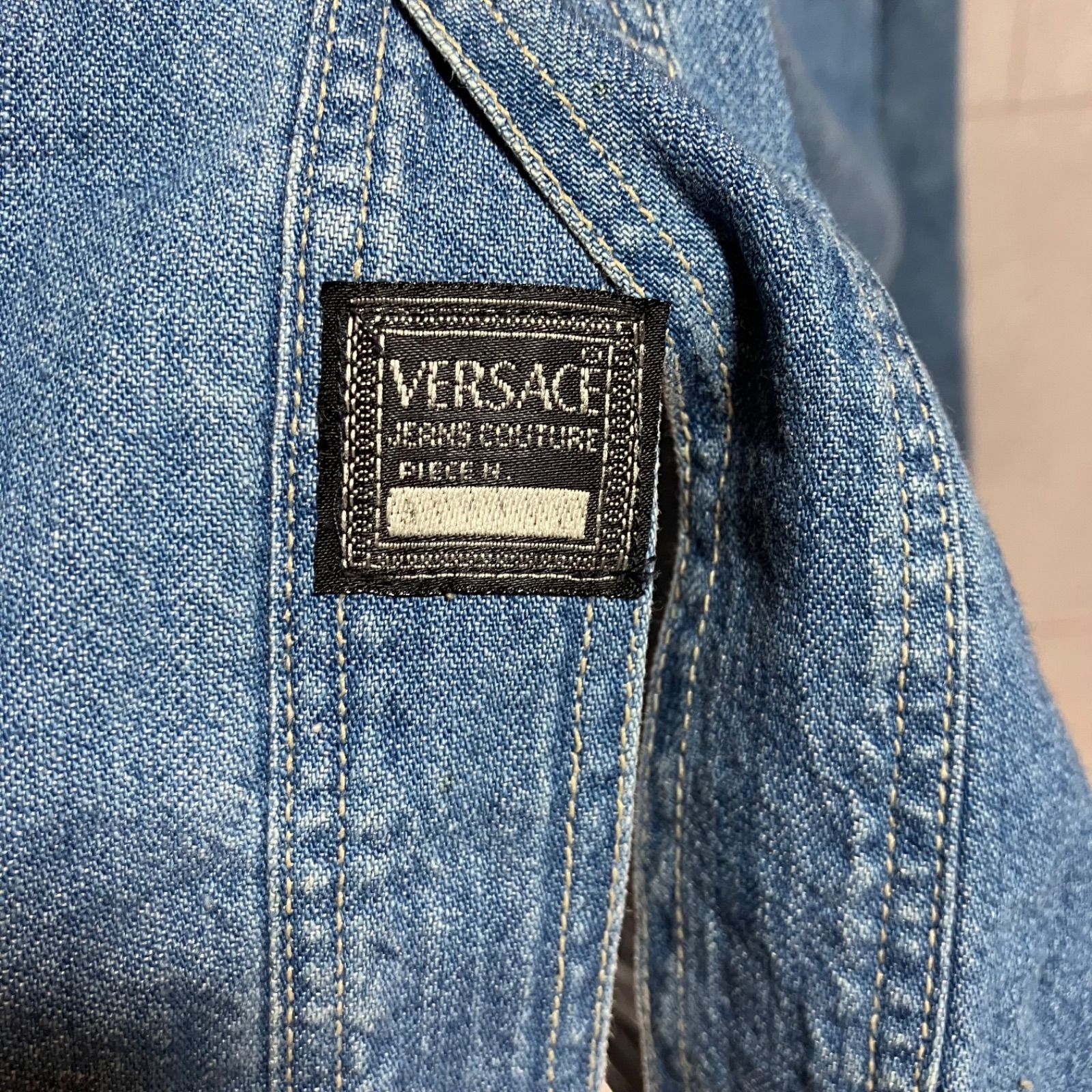 VERSACE ヴェルサーチェ ヴェルサーチ ヴィンテージ デニムシャツ 長袖 