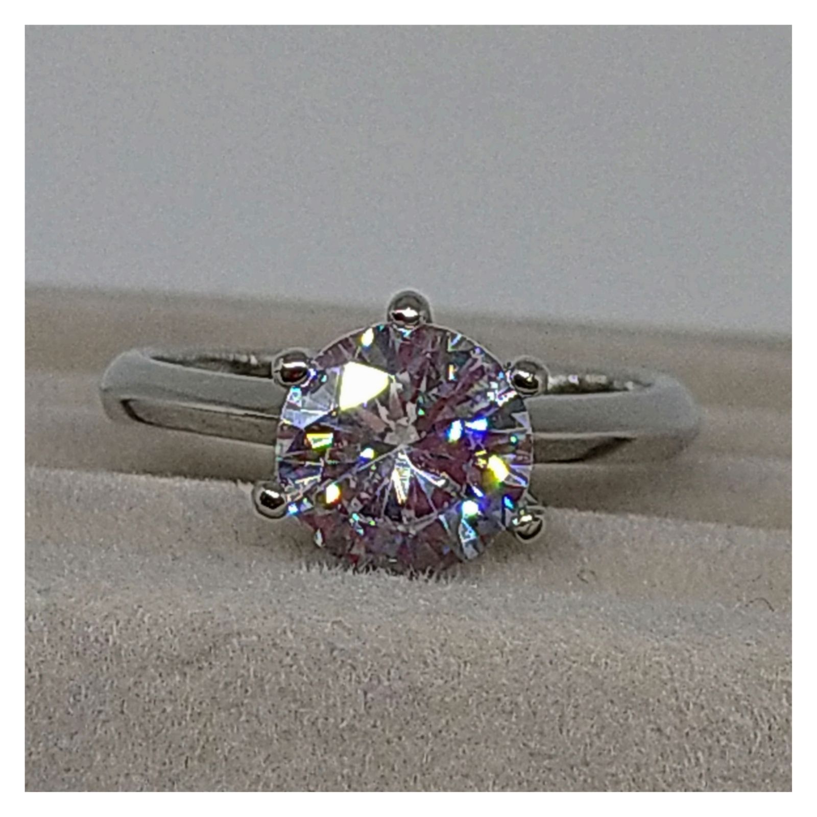 ✦最高級2,0ct18KRGPホワイトダイヤモンドリング 6号・K19✦ - メルカリ