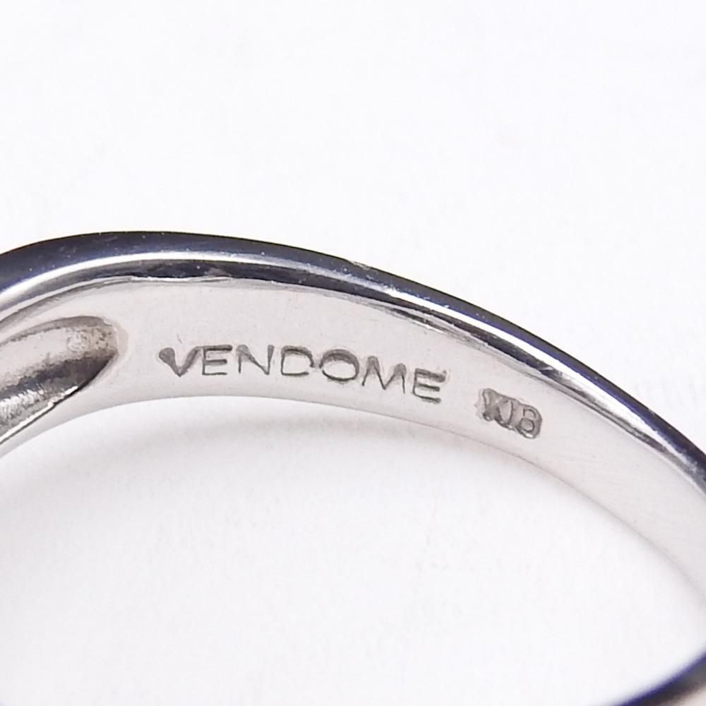 VENDOME K18WG ダイヤモンドリング JP 2.5号 ピンキーリング