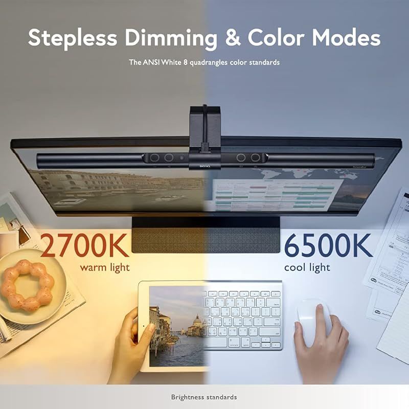 BenQ ScreenBar モニター掛け式ライト AR17 Amazon.co.jp: BenQ ScreenBar スクリーンバー モニター掛け式