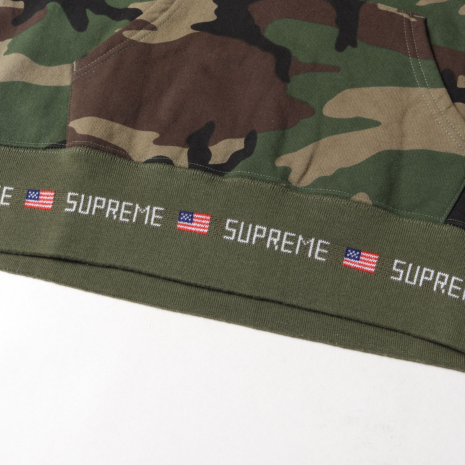 美品 Supreme シュプリーム パーカー サイズ:S 15AW リブ ロゴ 