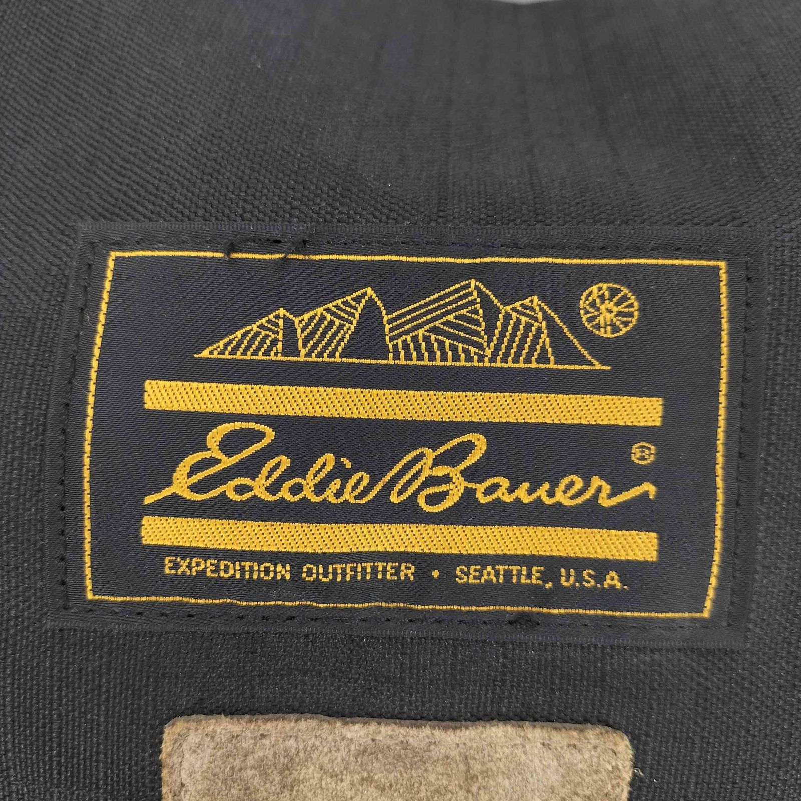 F781　エディーバウアー　Eddie Bauer　黒タグ　90S　ハンティングジャケット　ブルゾン　サイズL　ピグメントウォッシュ Eddie Bauer エディーバウアー70-80s 黒タグ