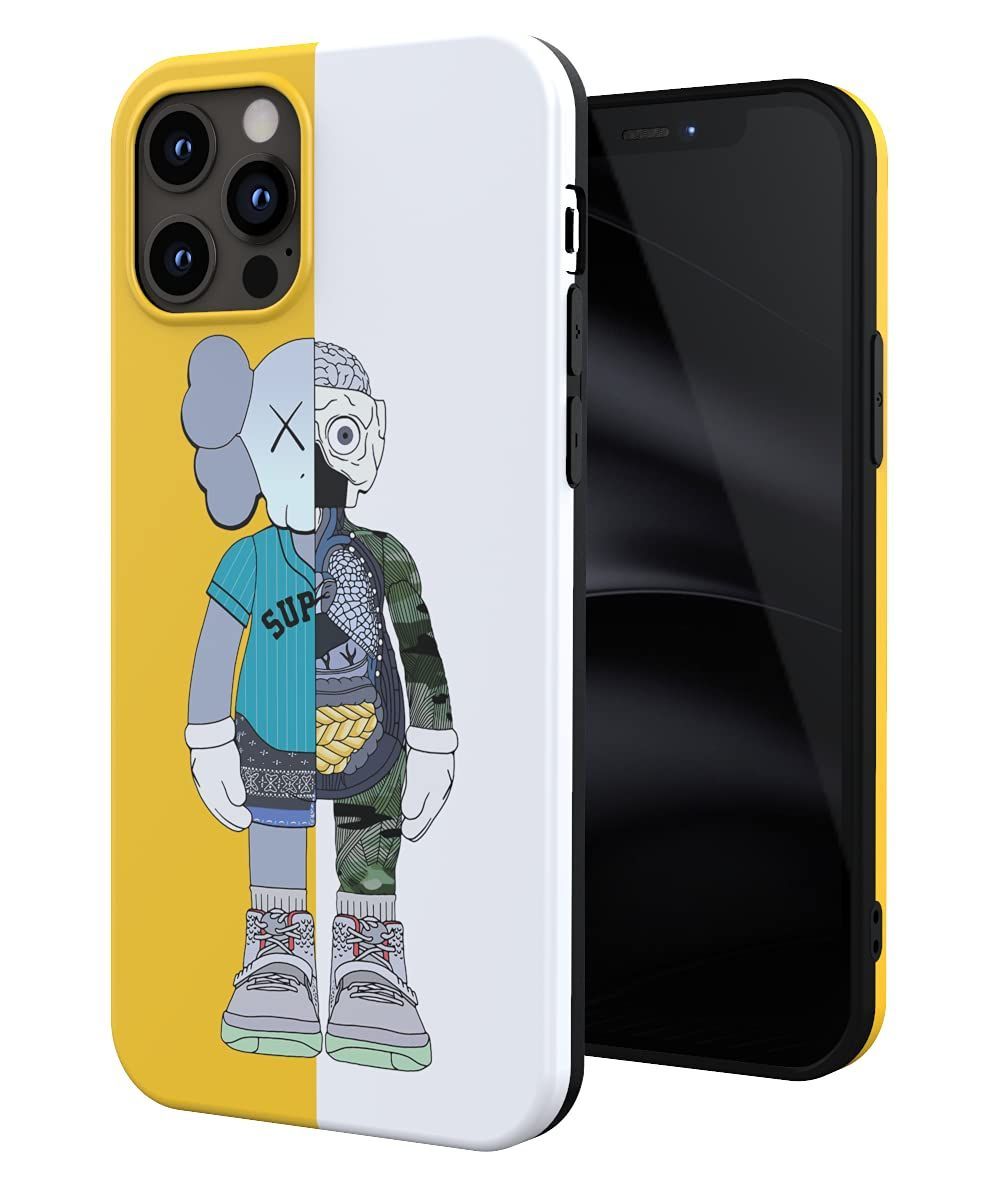 【在庫処分】12/12proケース おしゃれ 人気 かっこいい デザイン6個 iphone かわいい kaws おもしろ フィギュア IMD TPU アイフォンケース 傷防止 ソフト スリム軽量 レンズ保護 Attract 耐衝撃 指紋防
