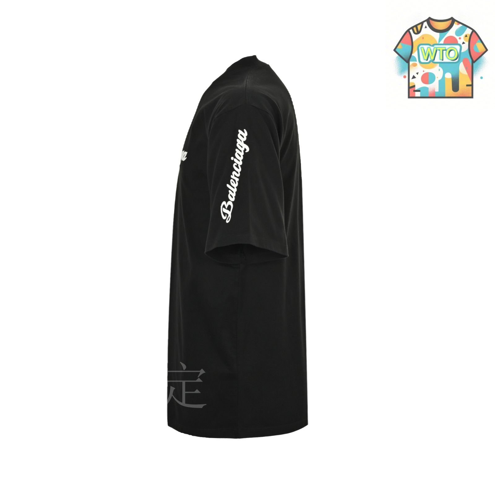 今日WTO】Balenciaga バレンシアガ 25SS 刺繍文字 T シャツ-ET29