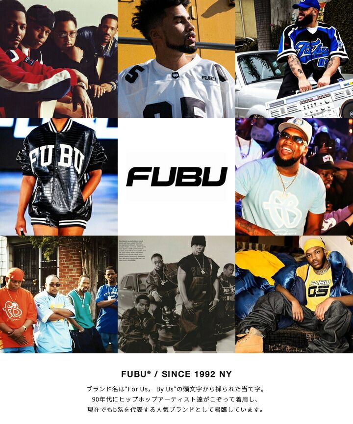 FUBU バッグ メンズ レディース 春夏秋冬用 黒白 黒赤 大きいサイズ