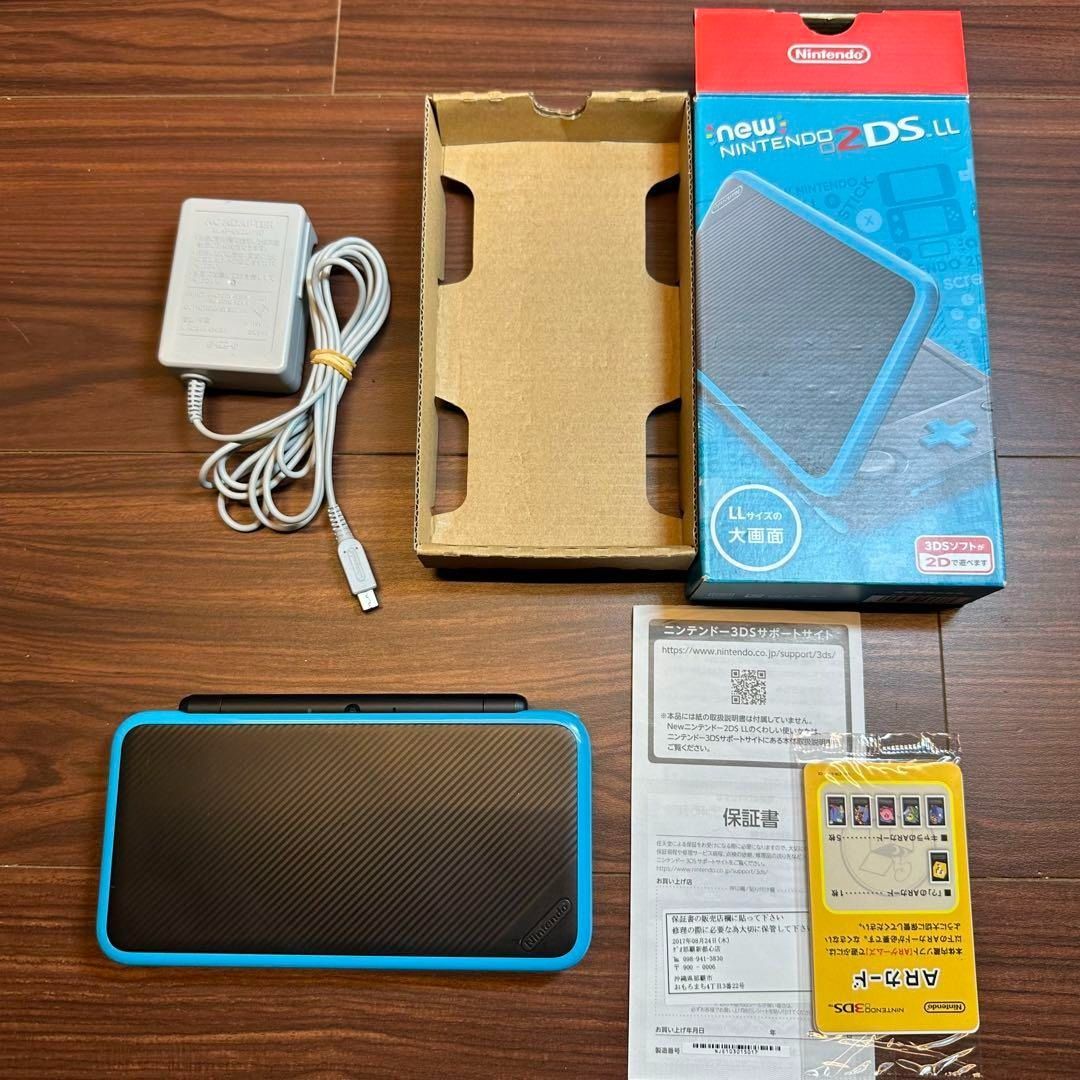 Newニンテンドー2DS LL 本体 ブラック×ターコイズ 4539 - メルカリ