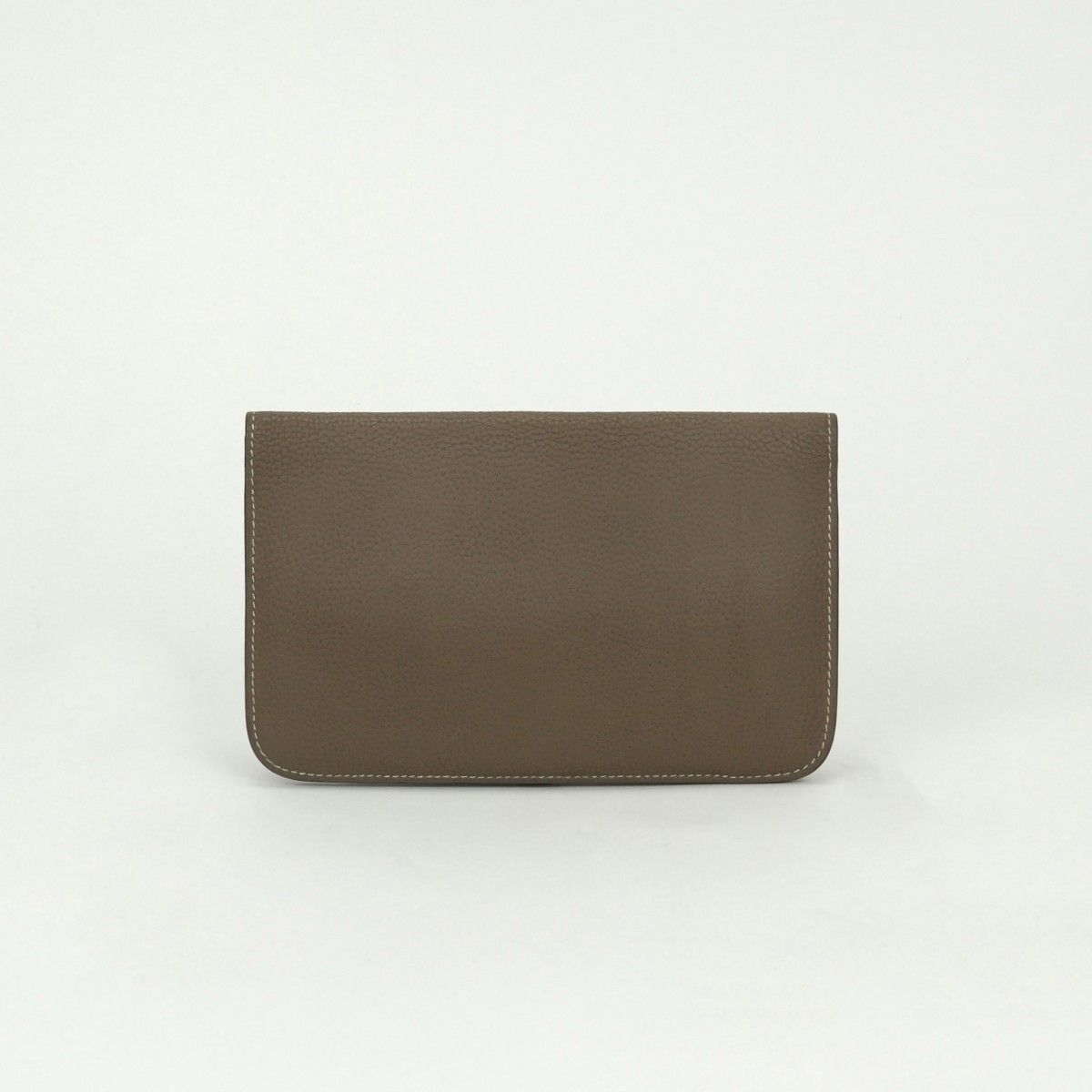 エルメス HERMES ドゴンGM ドゴン GM ドゴンデュオ 財布 長財布 ロングウォレット トリヨンクレマンス エトゥープ Etoupe グレー gray シルバー金具