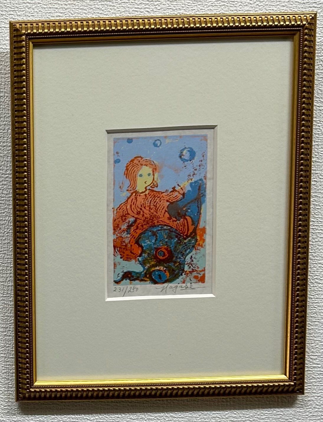 セリグラフ 永瀬義郎／少女の神話 サイン有り AP 版画 セリグラフ 永瀬義郎／少女の神話 サイン有り AP 【公式通販】