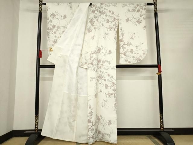 平和屋着物 小振袖 二尺袖 花唐草文 洗える着物 AABC8092ck