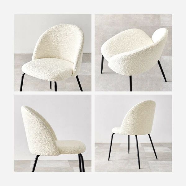 ブークレ生地のチェア