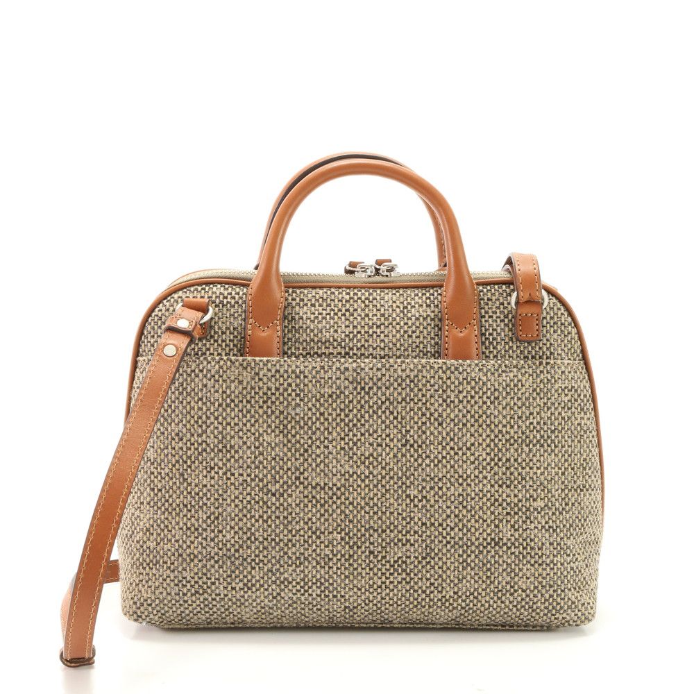 極美品 hartmann ハートマン ツイード ベルティング 2WAY ショルダー  