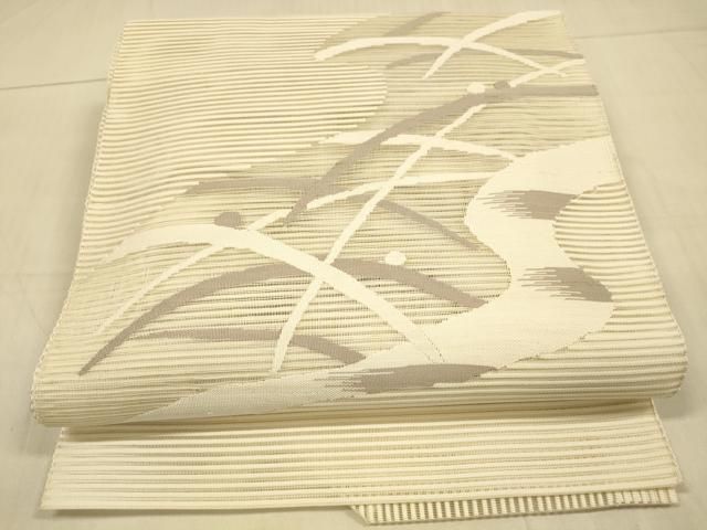 平和屋着物＊夏物 八寸名古屋帯 竜田川 化繊 CAAW8933oy 平和屋着物＊