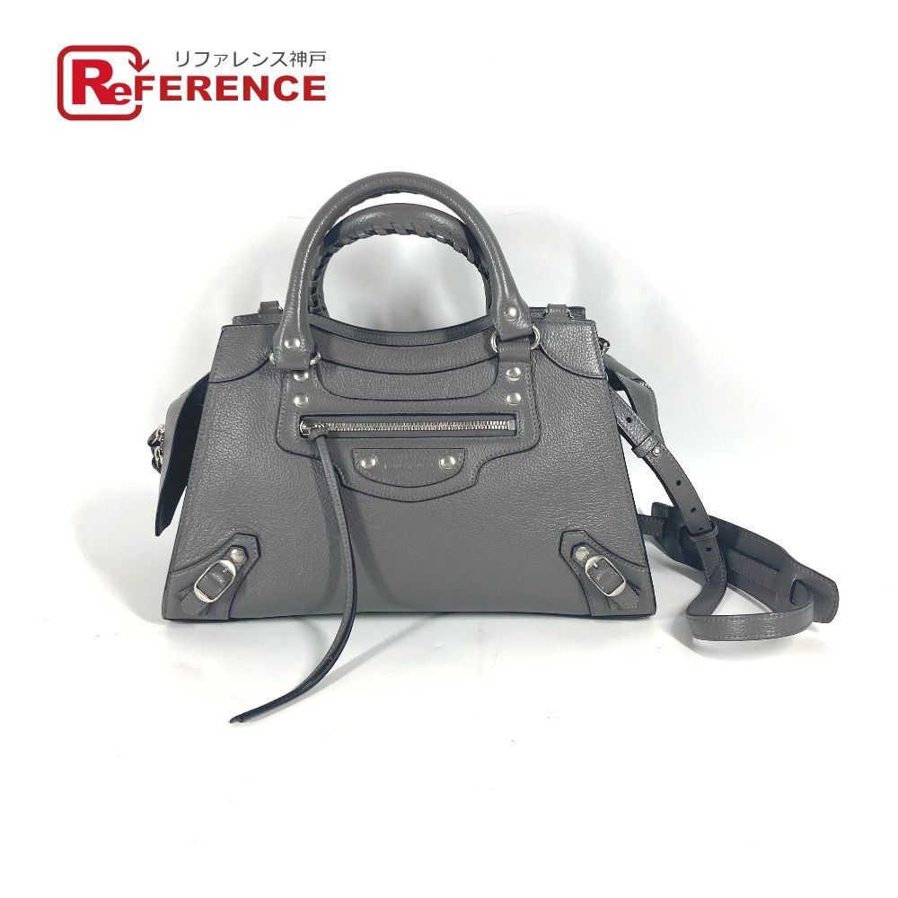 BALENCIAGA バレンシアガ クラシック 厚から シティ フェルト×レザー