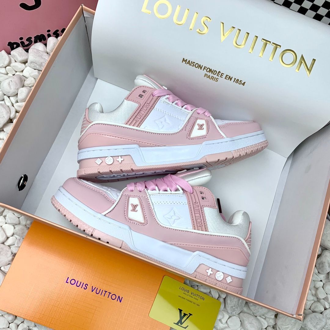 LOUIS VUITTON Trainer レザーカジュアルロートップファッション