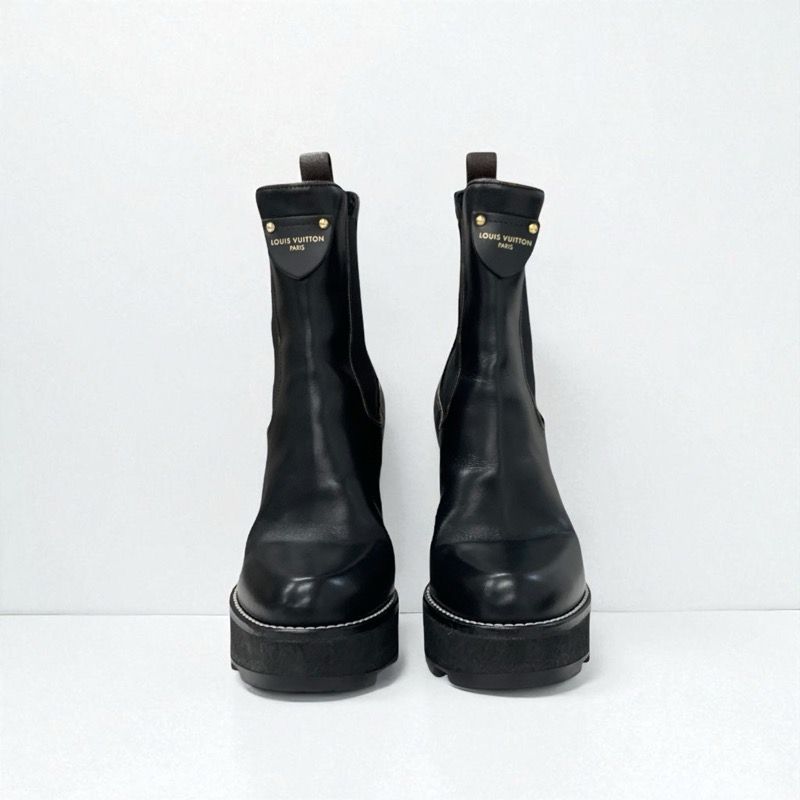 ルイヴィトン LOUIS VUITTON ボブールライン モノグラム ブーツ