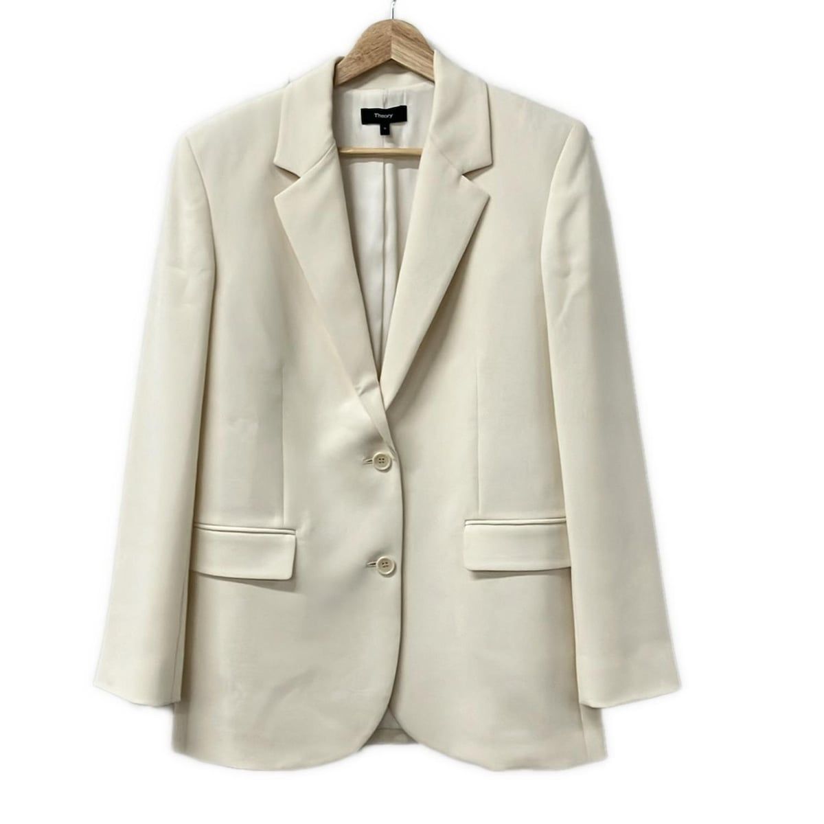 Theory 19SS リネンジャケット ベージュ