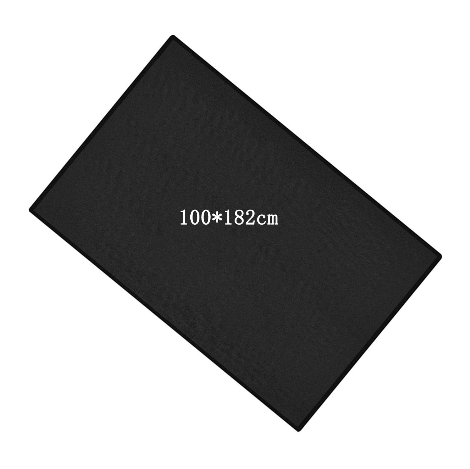 【迅速発送】焚き火シート 大判 黒 100*182cm 溶接シート 防炎シート スパッタシート 耐熱 耐火 防炎 焚き火台シート 耐火シート ガラス繊維 シリコン加工ガラス繊維 アウトドア キャンプ 芝生