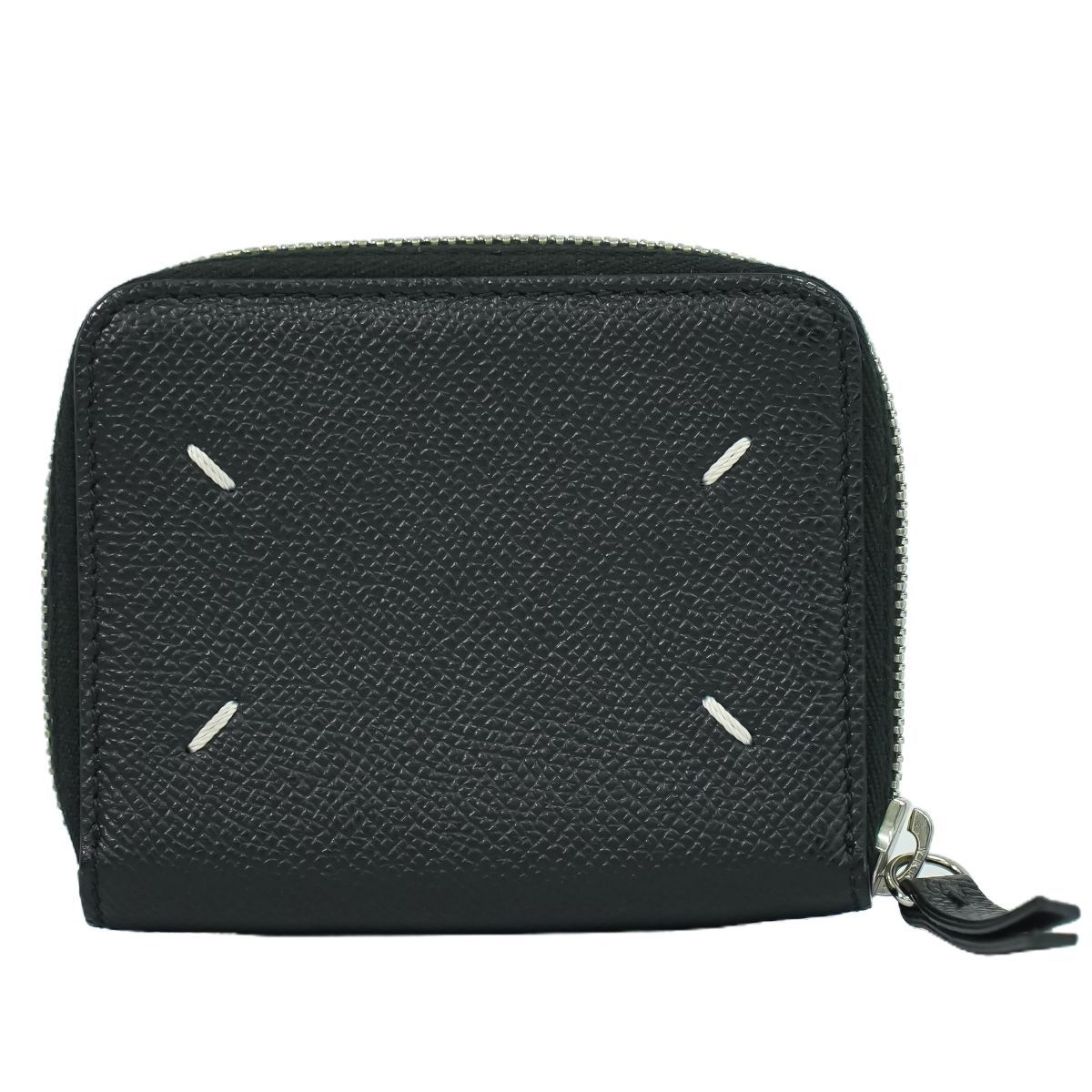 本物 正規 Maison Margiela マルジェラ Zip Around Wallet Small 財布 Stereotype ラウンドジップ Maison Marglela レザーバック 正規品 本物 メゾンマルジェラ Maison