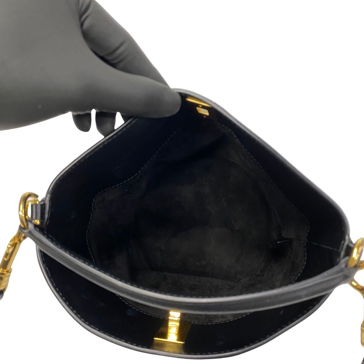 極 美品 希少品 CELINE セリーヌ バケット 16 カーフ レザー 本革 2way 