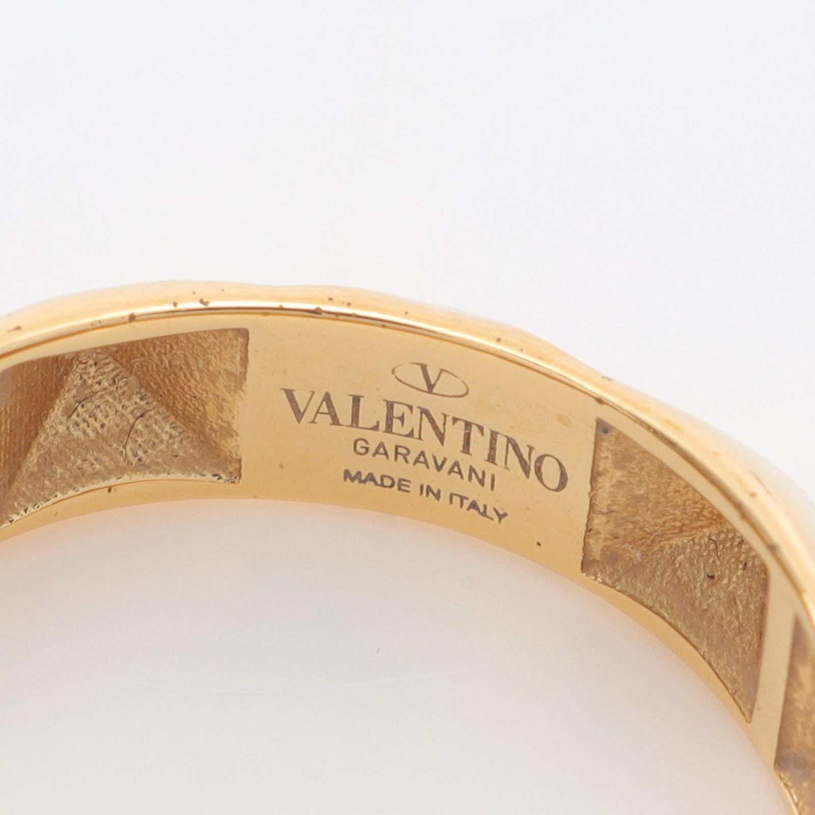 ヴァレンティノ ◆ VALENTINO スタッズ　ゴールド　リングチェーン Valentino Garavani ヴァレンティノ・ガラヴァーニ ロック