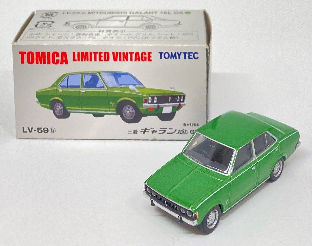トミーテック TOMICA LIMITED VINTAGE 三菱 ギャラン 16L GS(緑