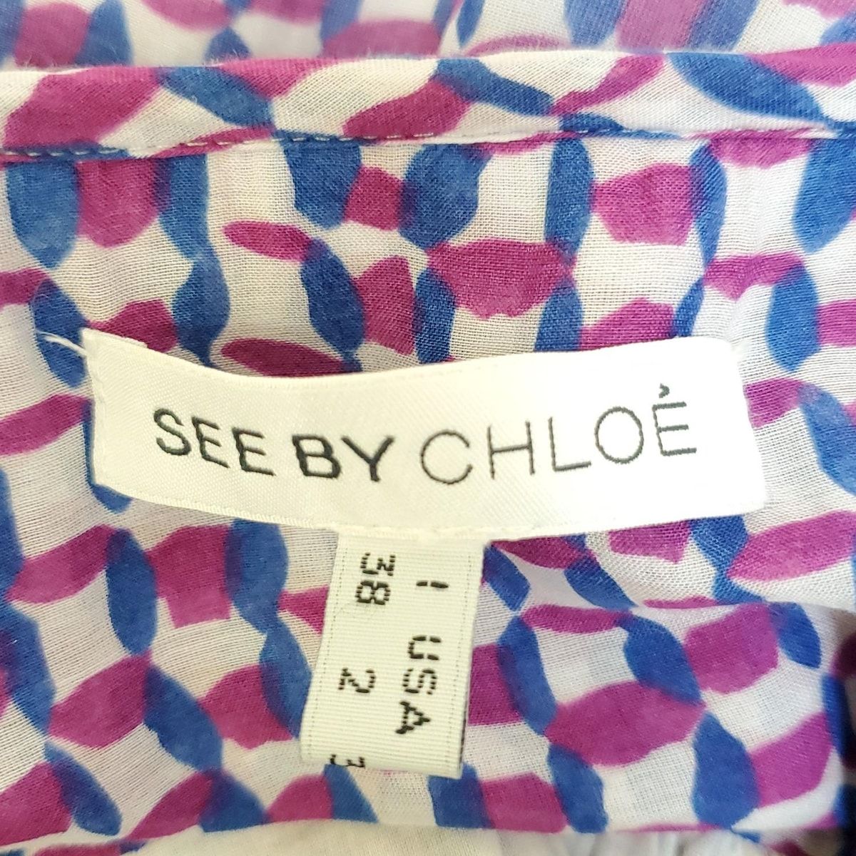 YUKI着　SEE BY CHLOE シーバイクロエ　ミニワンピース　サイズ38 SEE BY CHLOE(シーバイクロエ) ワンピース サイズI 38