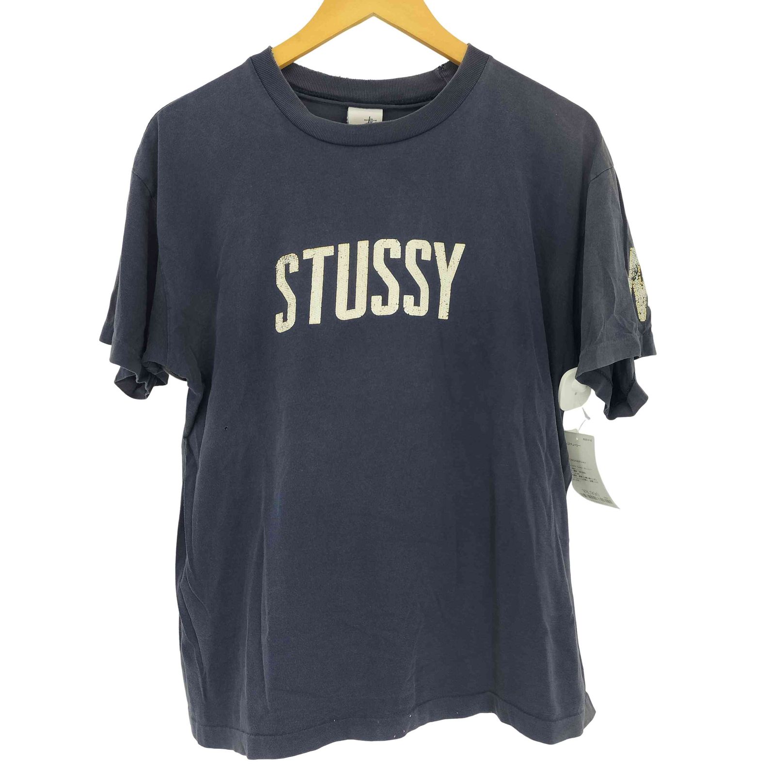 ステューシー Stussy 90S紺タグ フロントロゴTシャツ メンズ import：L 