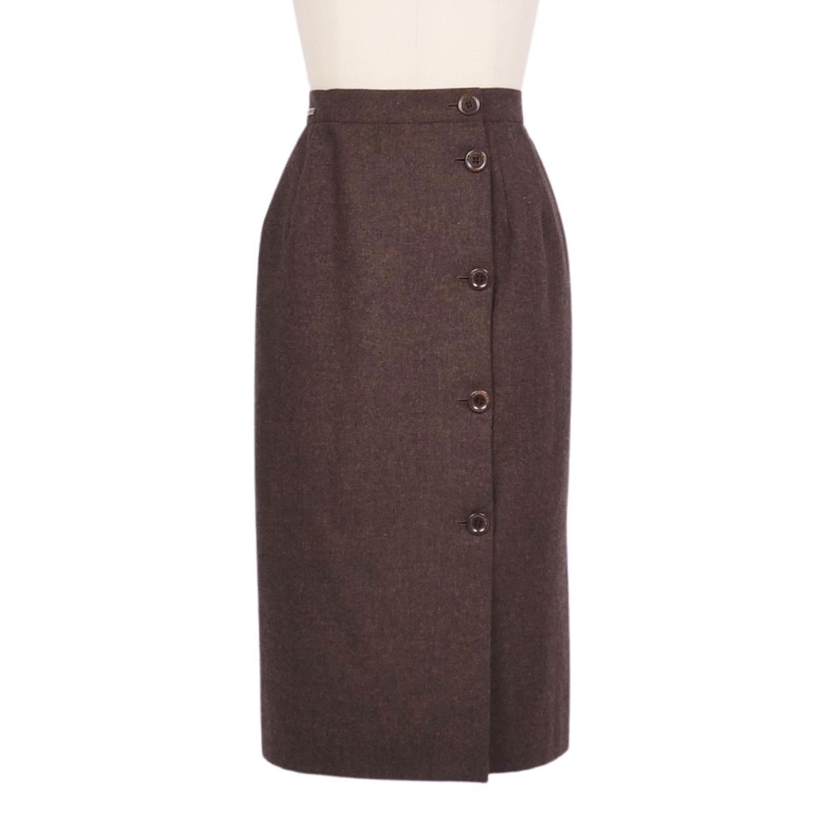 美品 レオナール LEONARD FASHION セットアップ スーツ テーラー 