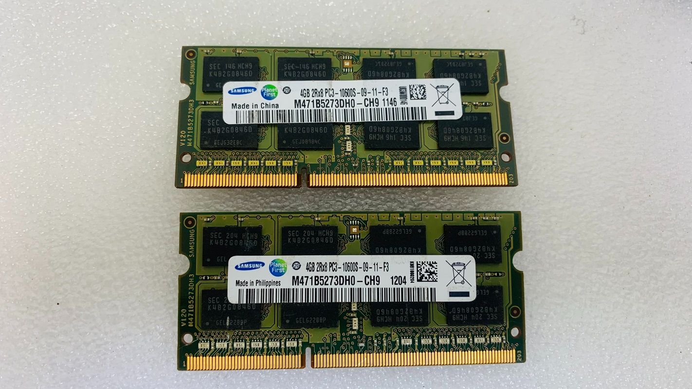 SAMSUNG 2RX8 PC3-10600S 8GB 4GB 2枚組 1セット8GB DDR3ノートPC用 メモリ DDR3-1333 4GB 2枚  204ピン 8gb DDR3 LAPTOP RAM - メルカリ