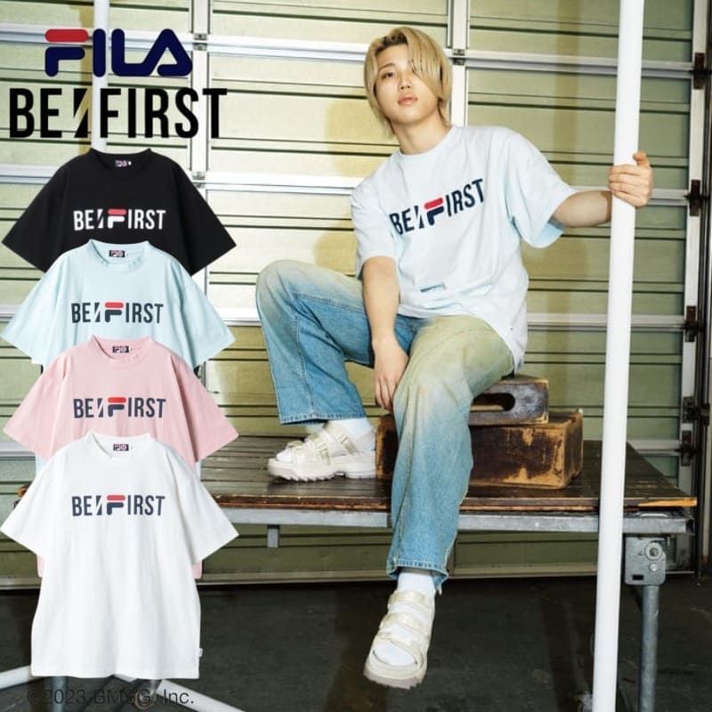 オリジナルデザイン手作り商品 ビーファースト FILA コラボ Tシャツ