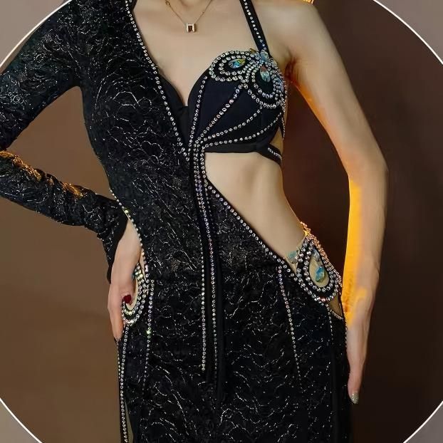 新款 長いドレスセットのベリーダンス衣装 ベリーダンス サイーディ オリエンタル衣装 セットアップ 3 選択 LLC-HASEGAWATOSO_COM