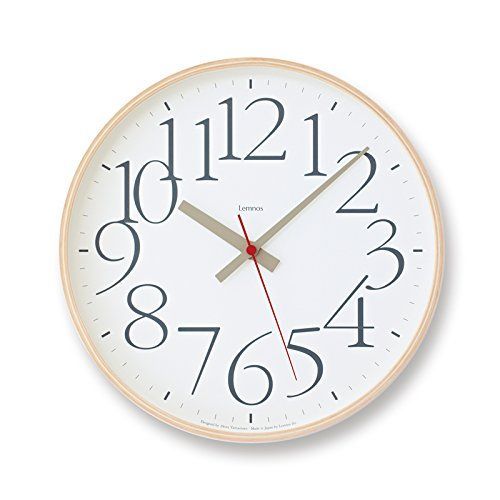 ホワイト 白 レムノス 掛け時計 エーワイ クロック アールシー 電波 アナログ 白 AY clock RC AY14-10 WH Lemnos