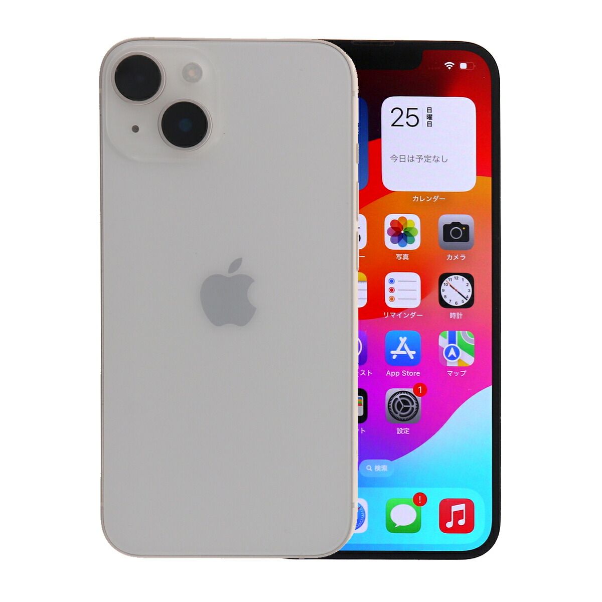 iPhone14 256GB スターライト Apple A2881 SIMフリー Bランク スマホ 