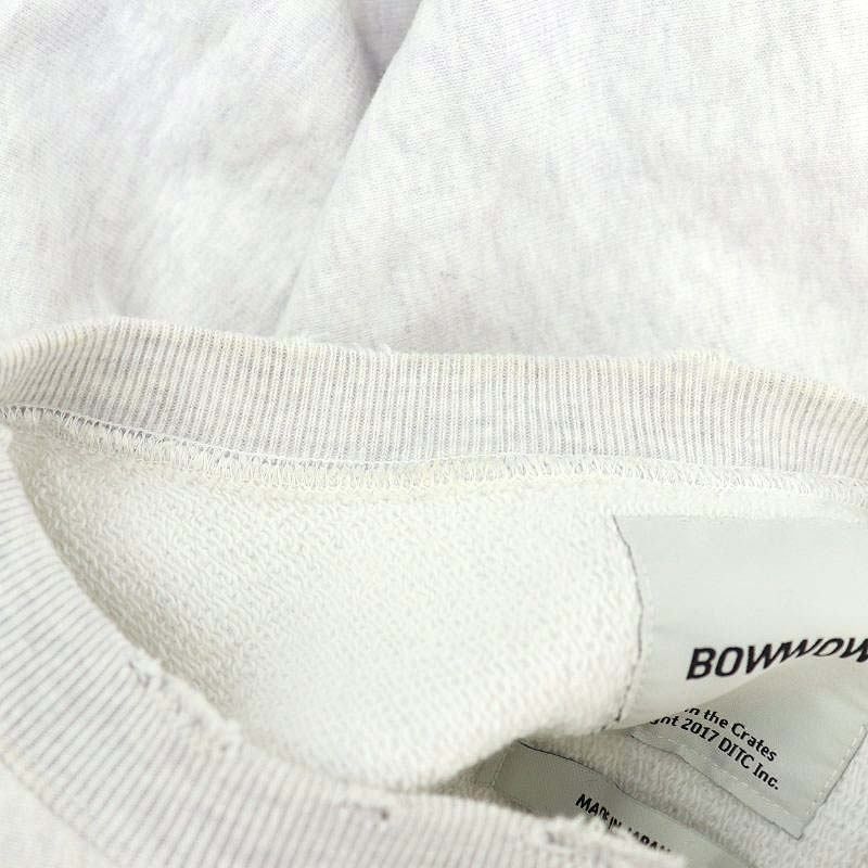 バウワウ BOWWOW 22AW UNIVERSITY OF MANHATTAN クルーネック 