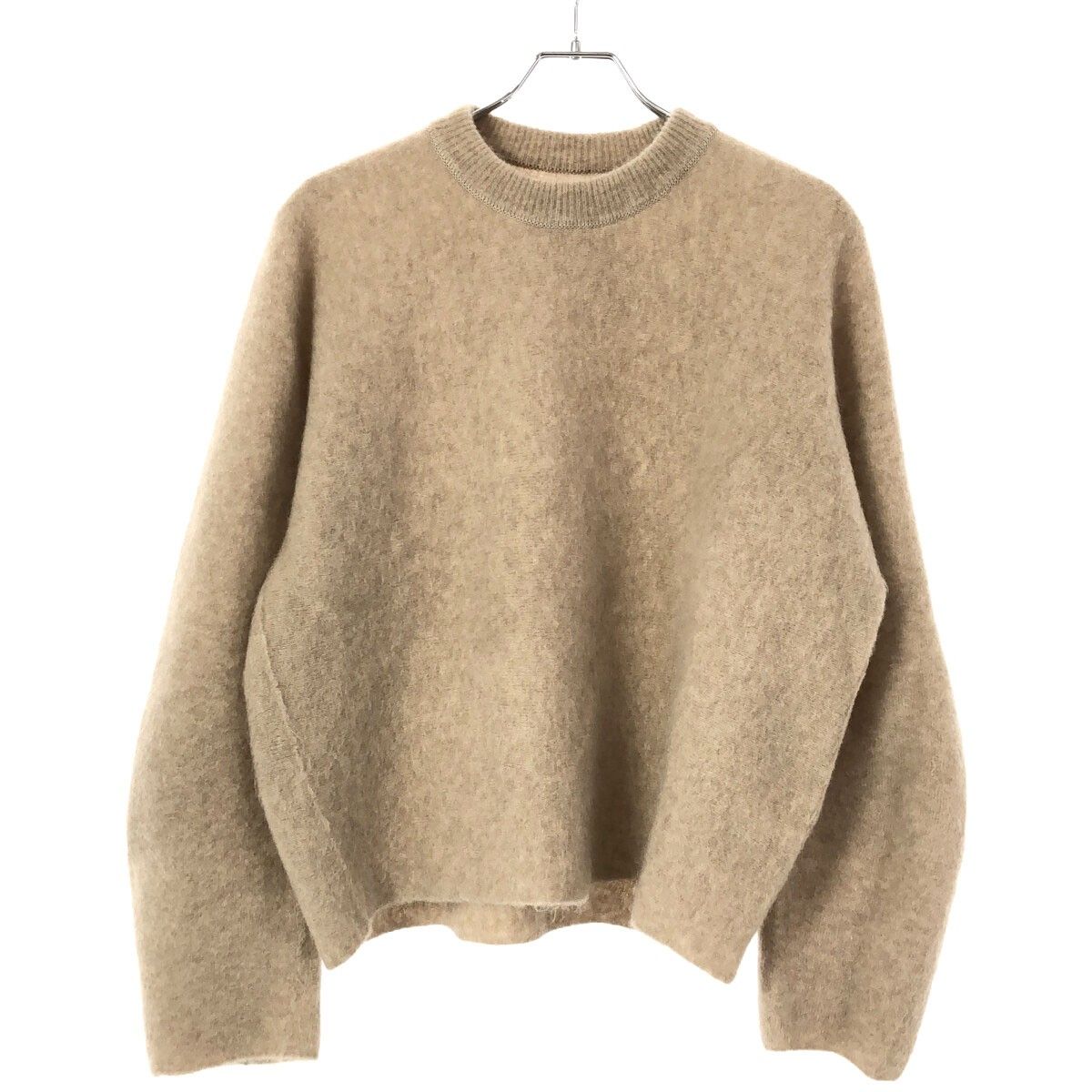 unfil アンフィル stretch superkid mohair sweater ストレッチ スーパーキッドモヘアセーター WWFL-UU007  ベージュ 1 - メルカリ