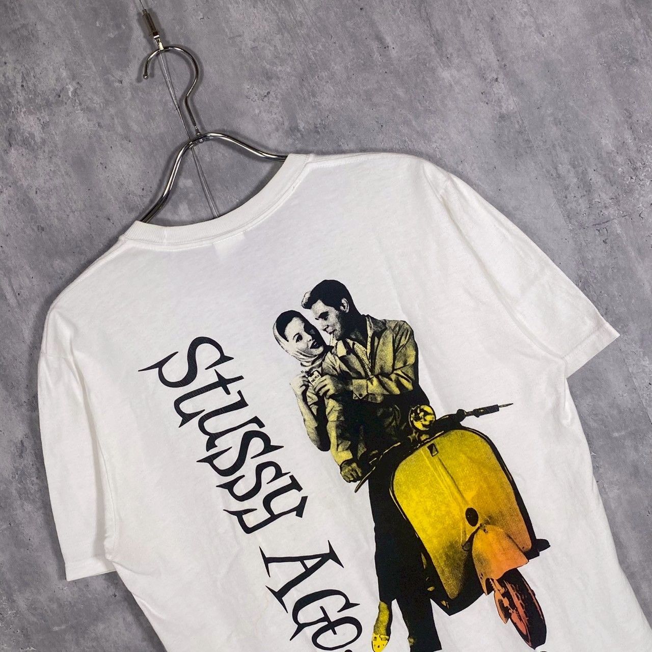 STUSSY』ステューシー (M) ローマの休日 半袖Tシャツ 