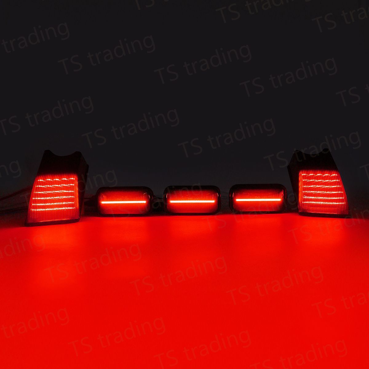 H2 ハマー ルーフ LED USマーカー マーカーランプ アンバー HS2