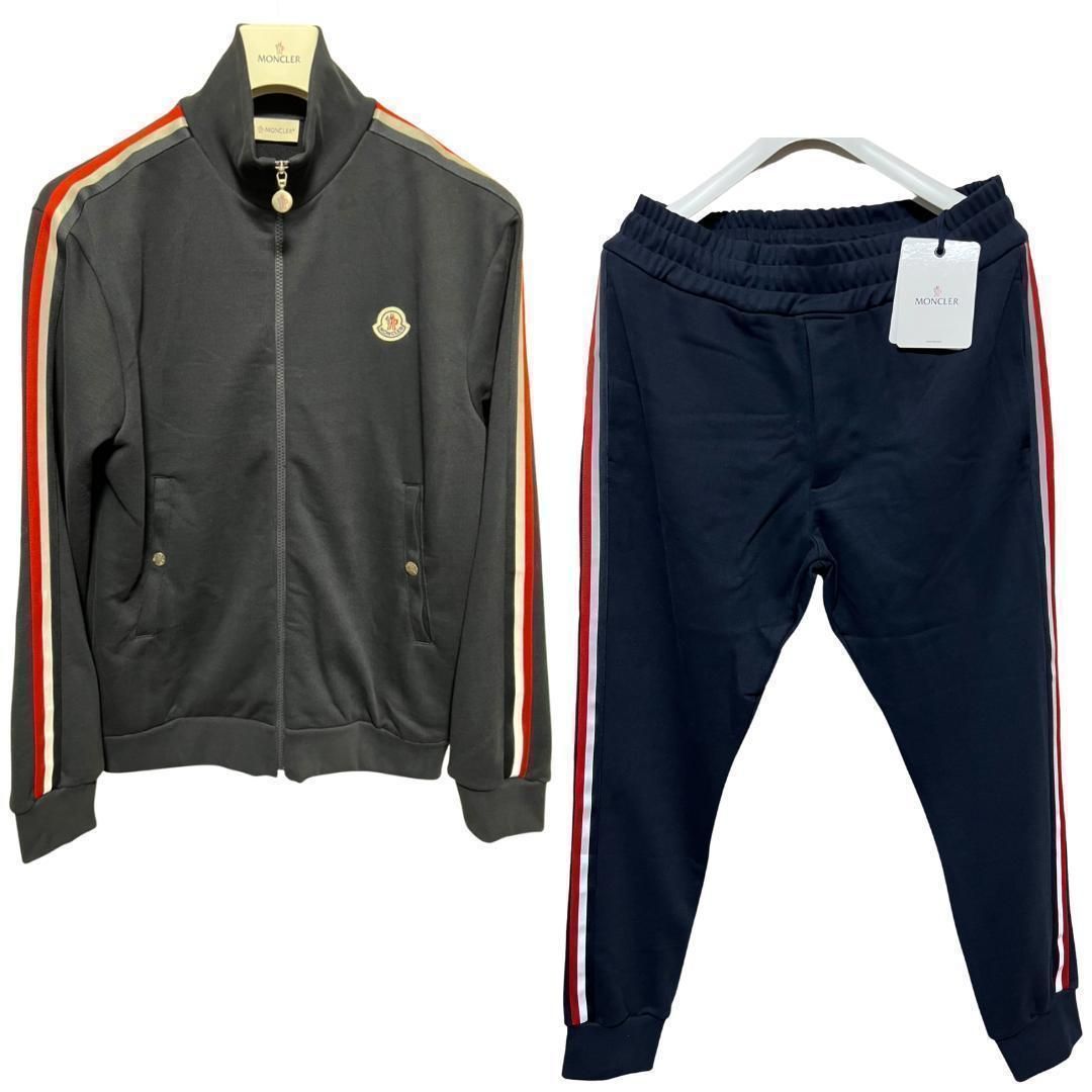 【美品】MONCLER モンクレール トラックジャケット ジャージ M ネイビー MONCLERモンクレール ジャージ トラックジャケット トリコロール