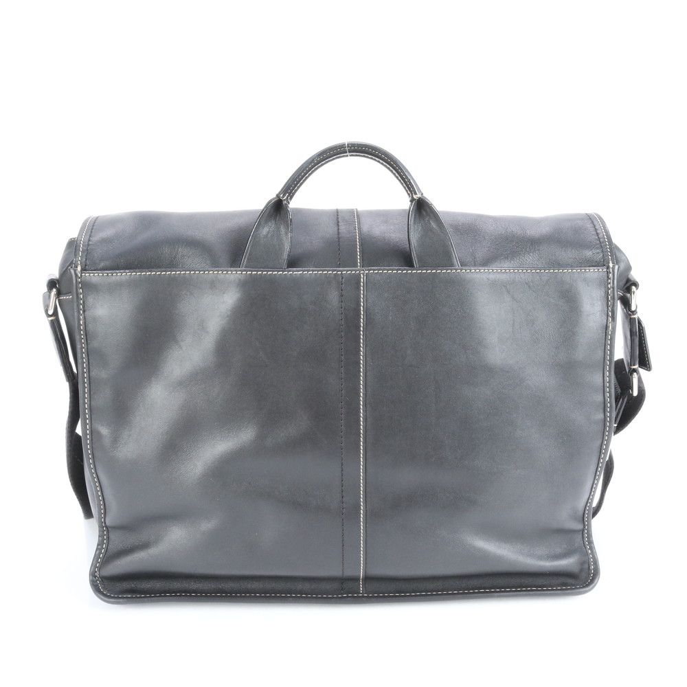 COACH コーチ ビジネスバッグ レザー 黒 2WAY ショルダー A4可 COACH - 美品 コーチ レザー 2WAY ビジネス バッグ 斜め掛け