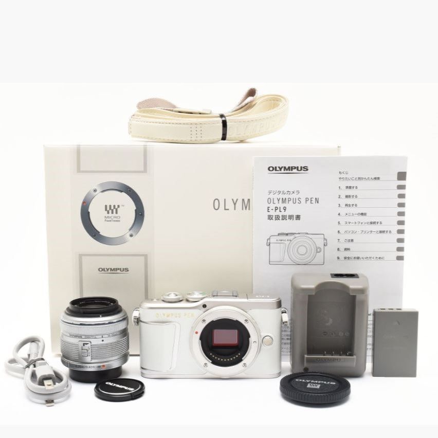 スマホ転送✨ OLYMPUS PEN E‑PL9 ホワイト ミラーレス 一眼レフ スマホ転送✨ OLYMPUS PEN E‑PL9 ホワイト ミラーレス 一眼レフ