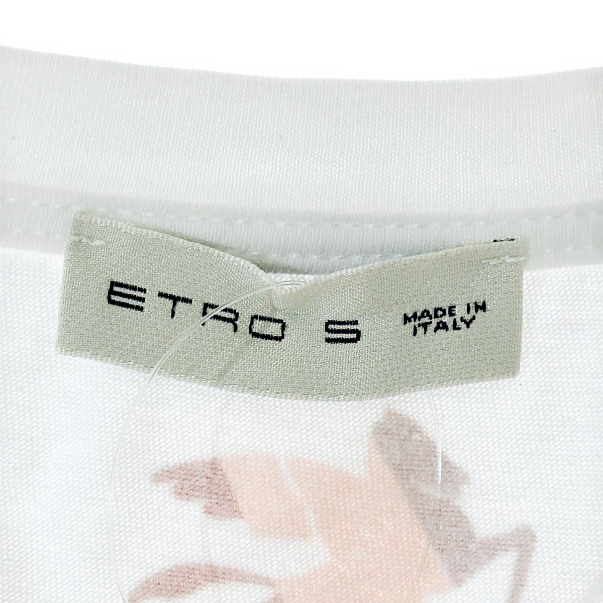 【美品】 ETRO エトロ ホワイト 白 Tシャツ シンプル グラフィック ETRO グラフィック Tシャツ | ホワイト | FARFETCH JP