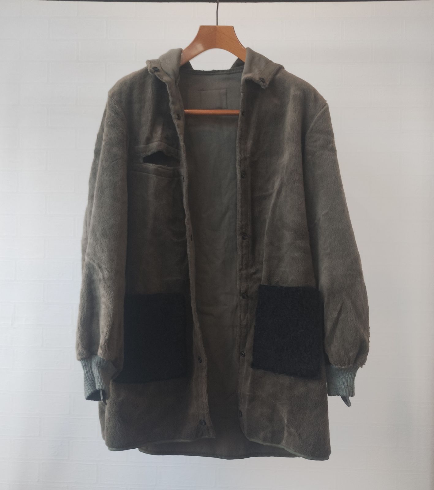 オランダ軍 dutch army  SEYNTEX ボアライナーコート フード ミリタリーコート  AAA1089