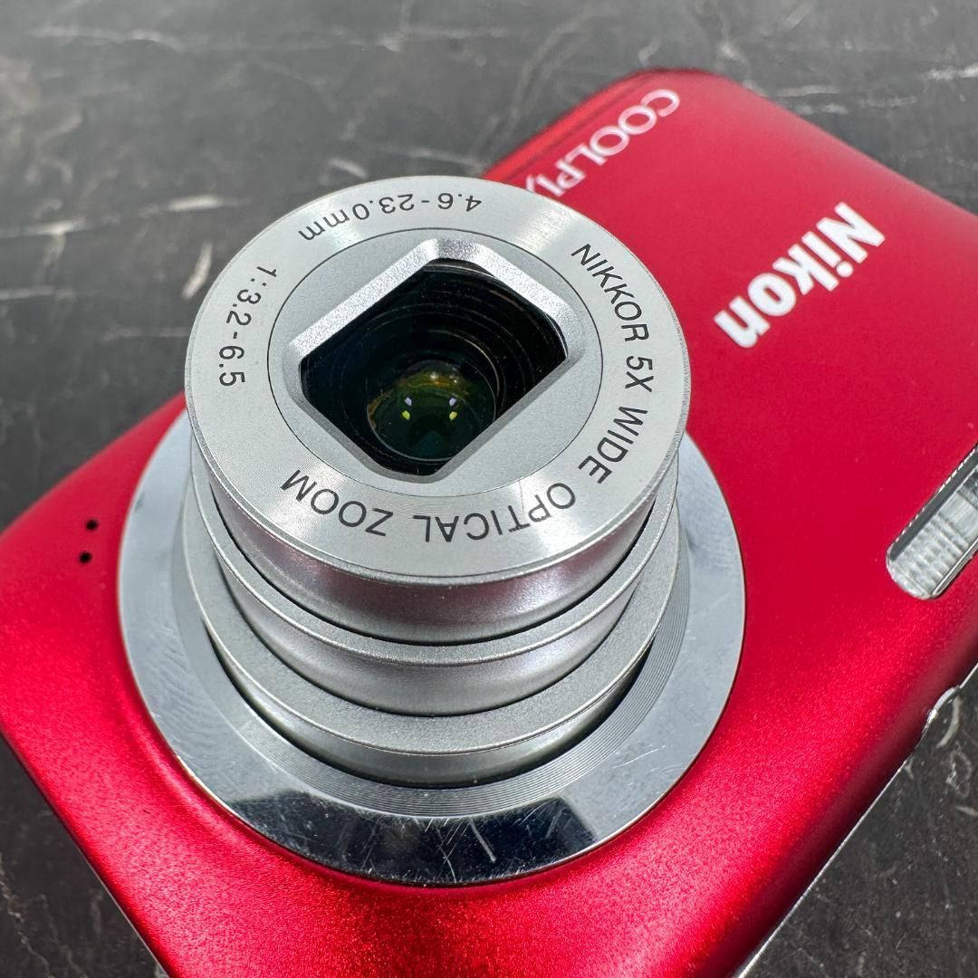 Nikon Coolpix 3200 レッド 中古】レトロ ニコン デジカメ COOLPIX