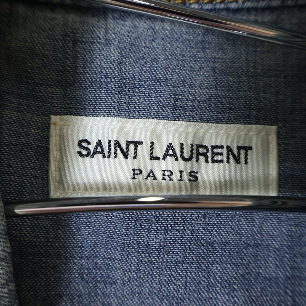 限定特価早い者勝ち！saint laurent paris エディ期デニムシャツ 中古・古着通販】Saint Laurent Paris (サンローランパリ