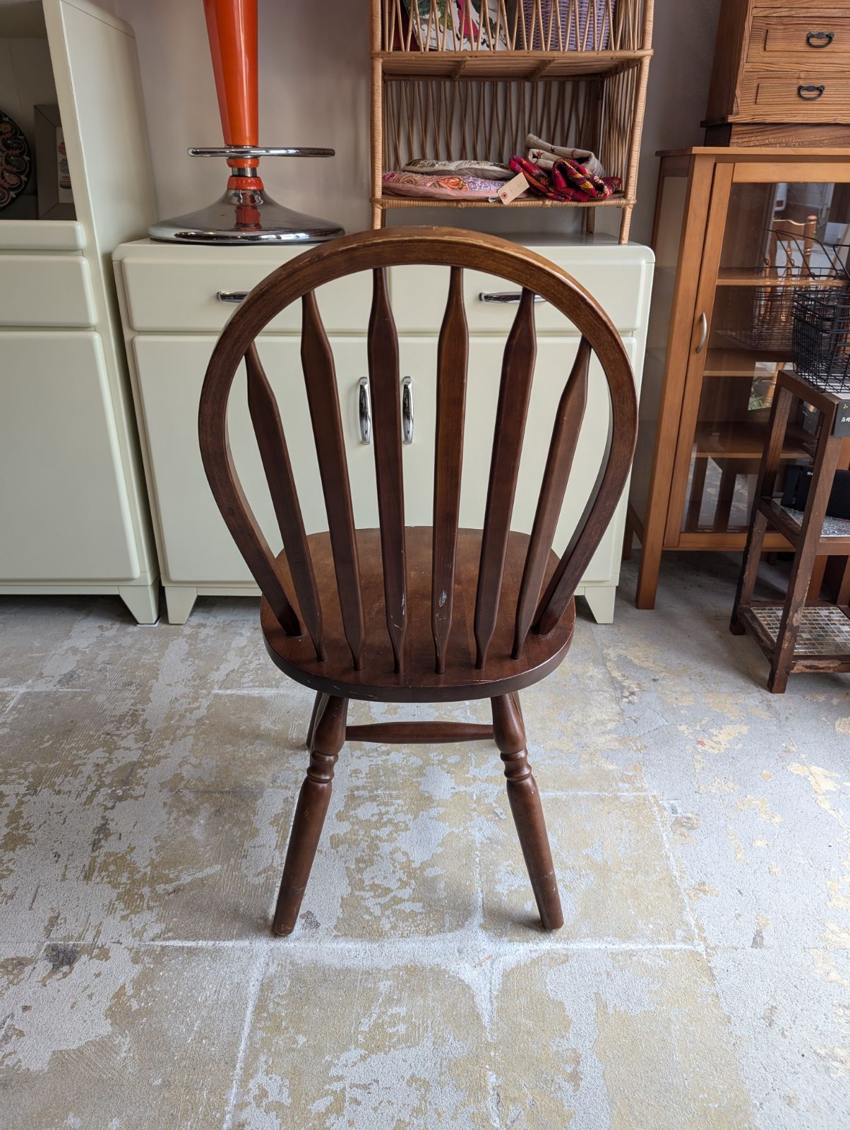 店頭受取】【別途送料で配送可能】ヴィンテージウィンザーチェア