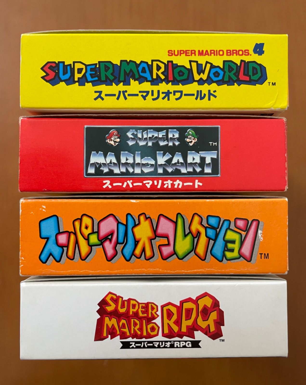 美品］SFC 任天堂 スーパーマリオワールド・マリオカート