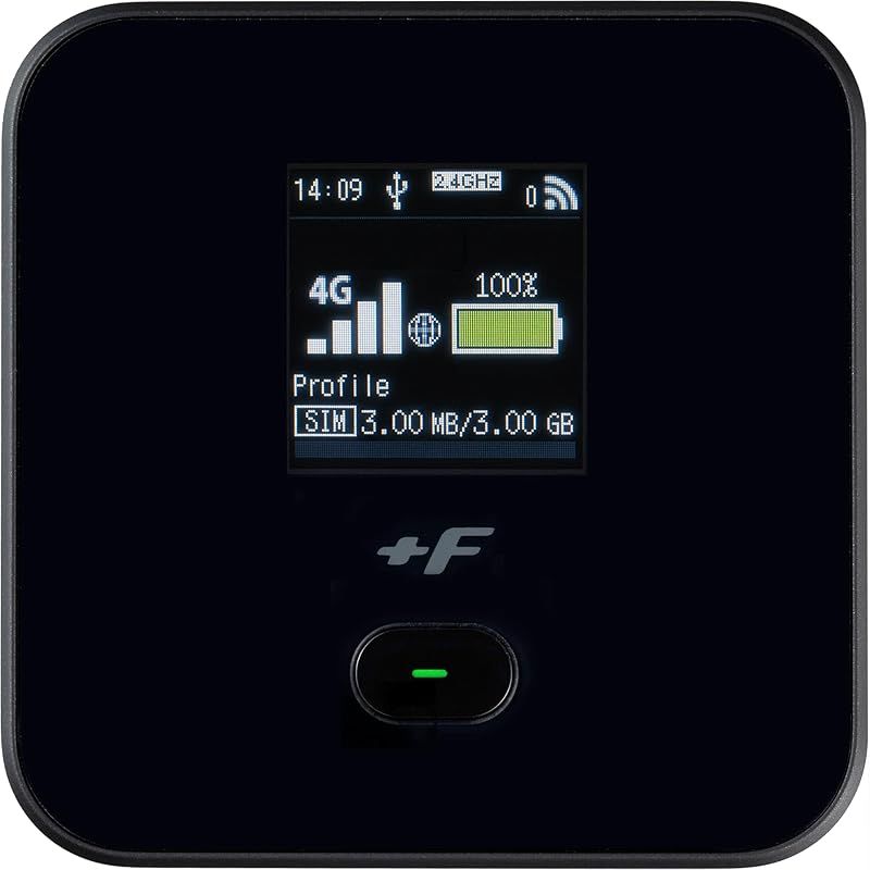 富士ソフト ＋F FS045W eSIM対応4GモバイルWi-Fiルーター 1