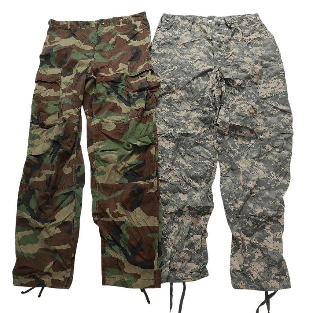 古着卸 まとめ売り 米軍民間 フィールドパンツ ミリタリー 8枚セット (メンズ M ) 迷彩 カモ柄MIX 無地 マルチカム デザートカモ  MX0581 - メルカリ