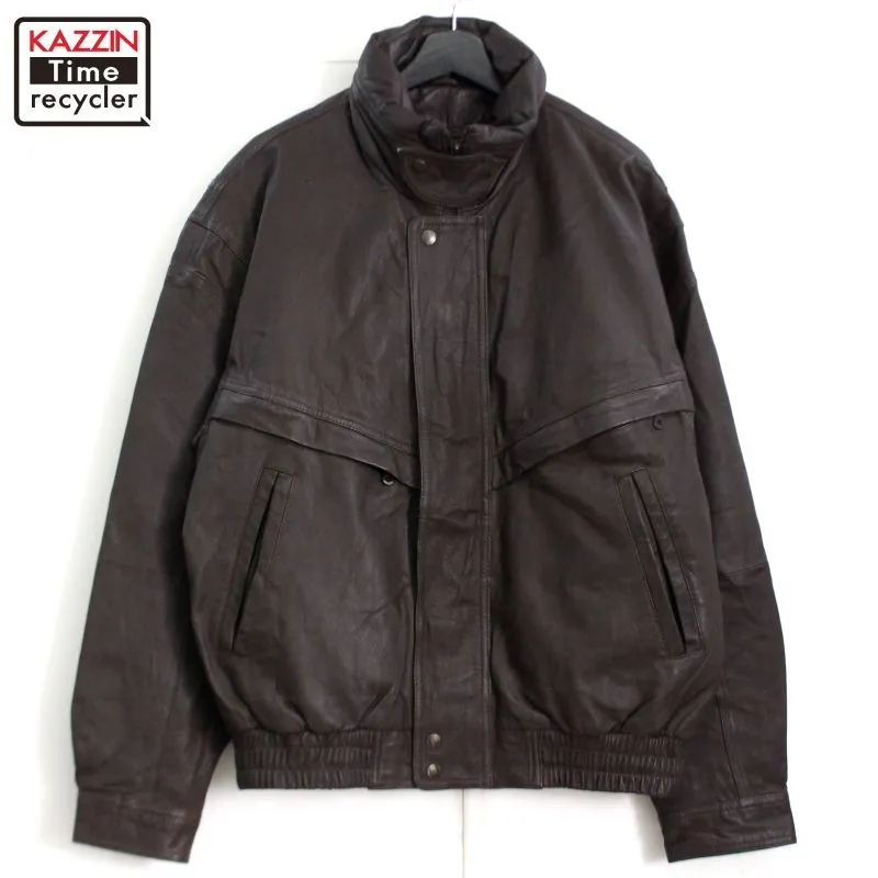 PENNEY'S TOWNCRAFT ブラックシープレザージャケット M 70'S JC Penney TOWN CRAFT Leather Coat BLACK/42 70年代 J.C.